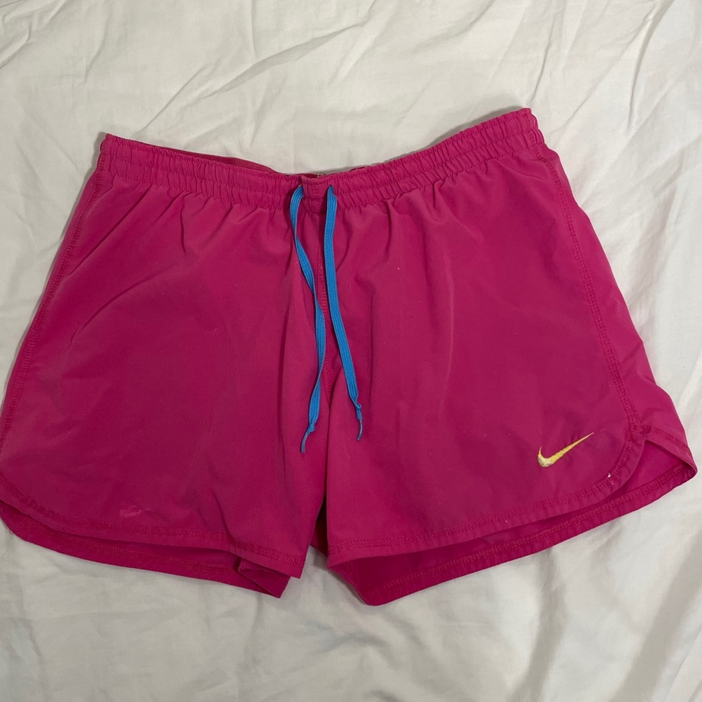 Pink Nike shorts